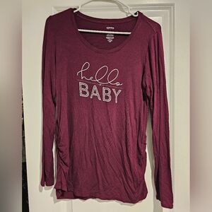 Sonoma Long Sleeve Maternity Shirt